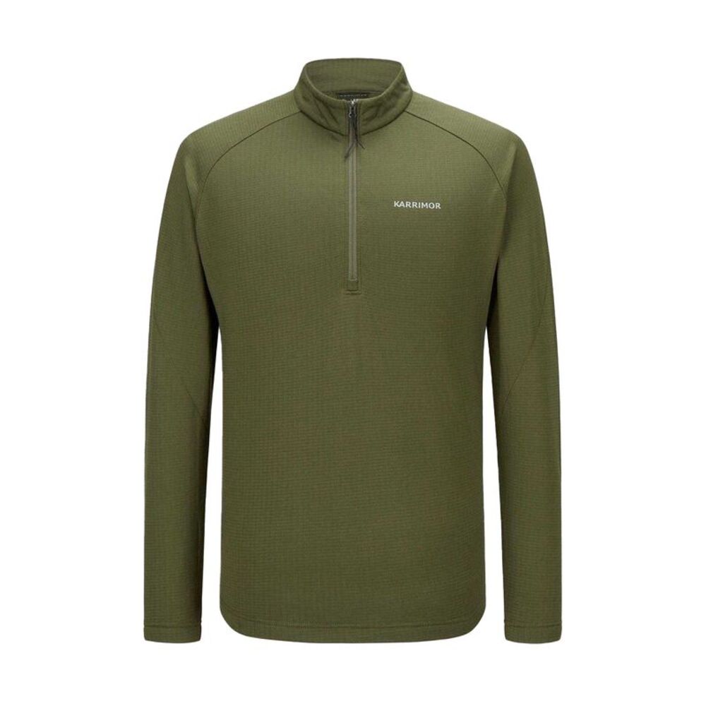 Karrimor Mens Grid Fleece Top / Olive